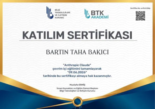 Anthropic Claude Sertifikası