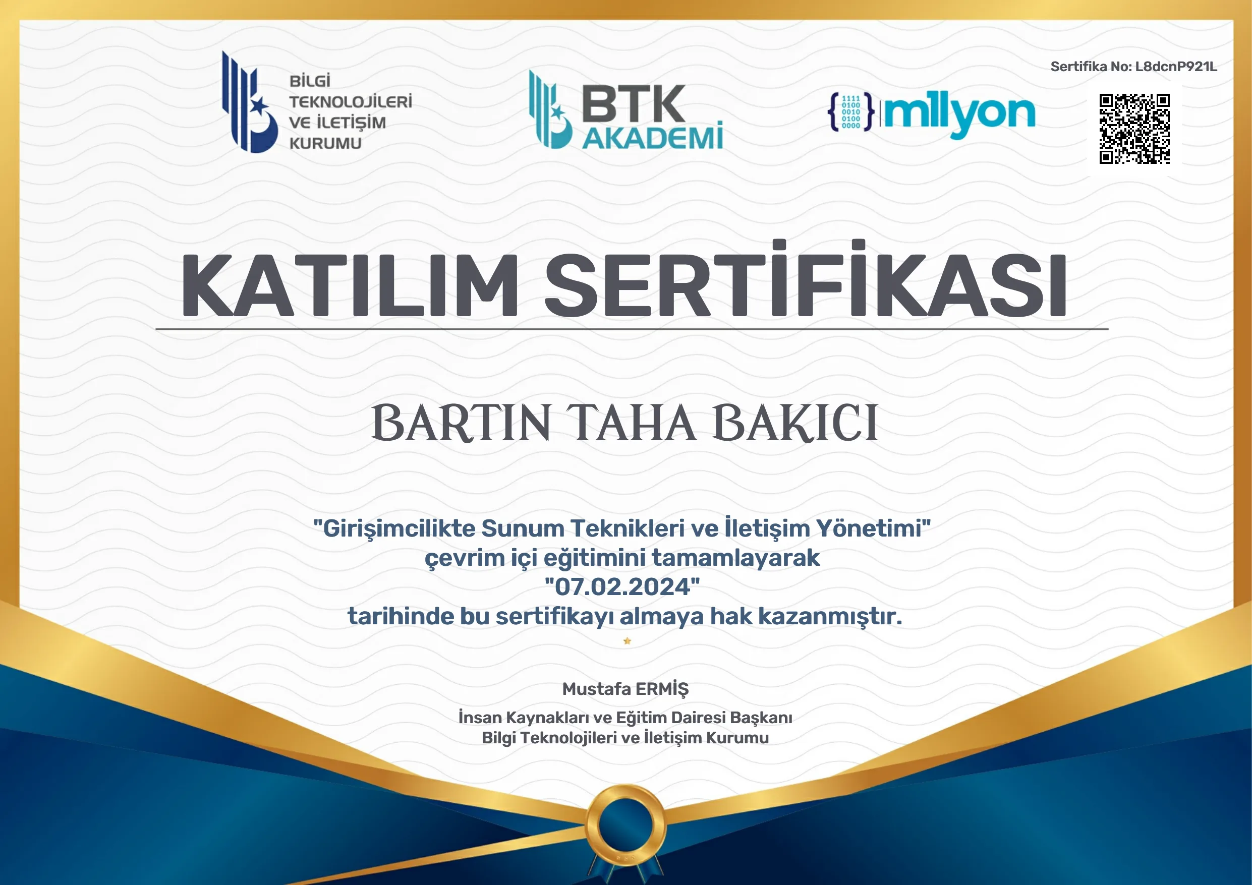 Sunum Teknikleri Sertifikası